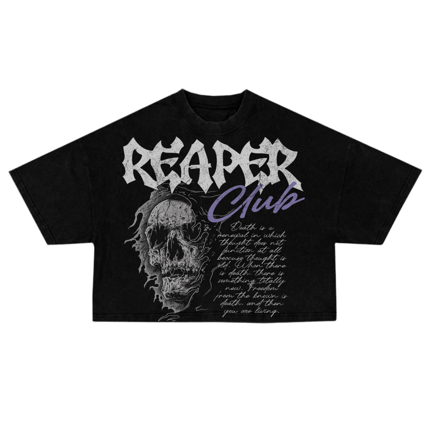 “Quotes From Grim” (Women’s Cropped) Tee